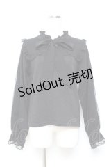 axes femme / ボウタイビスチェ風トップス F 黒 Y-25-11-05-072-AX-TO-SZ-ZY