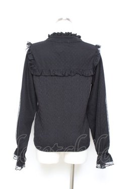 画像2: axes femme / ボウタイビスチェ風トップス F 黒 Y-25-11-05-072-AX-TO-SZ-ZY