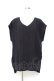 画像1: axes femme / ニットベストアンサンブルのニット M 黒 Y-25-11-05-074-AX-TO-SZ-ZY (1)