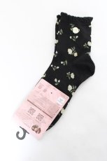 画像2: 【SALE】m petit by misako / ECAMCSバラモチーフ 23-25 中黒 Y-25-11-05-011-LO-ZA-SZ-ZY (2)