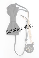 m petit by misako / AMリボンスマホショルダー  中黒 Y-25-11-05-012-LO-ZA-SZ-ZT486-F003