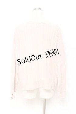 画像2: axes femme / ガーデニング刺繍カーディガン M ピンク Y-25-11-05-079-AX-TO-SZ-ZY