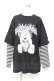 画像1: TRAVAS TOKYO / Punkish bear layered border L/S Tee/レイヤードボーダーくまプリントロングスリーブカットソー F ブラック Y-25-11-05-082-PU-TO-SZ-ZY (1)