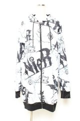 NieR Clothing / LONG LENGTH ZIP OUTER F 白/ミケ Y-25-11-05-085-PU-TO-SZ-ZY