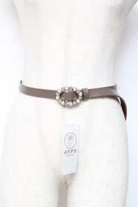 axes femme / 牛革細ベルト  茶 Y-25-11-05-014-AX-ZA-SZ-ZT486