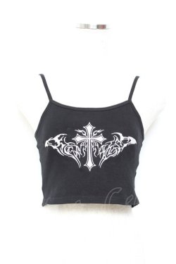 画像1: REFLEM / クロップドキャミソール F ブラック Y-25-11-05-090-PU-TO-SZ-ZY