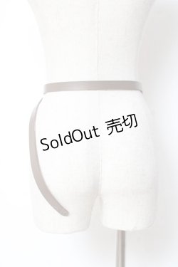 画像3: 【SALE】axes femme / 牛革細ベルト  茶 Y-25-11-05-014-AX-ZA-SZ-ZT486