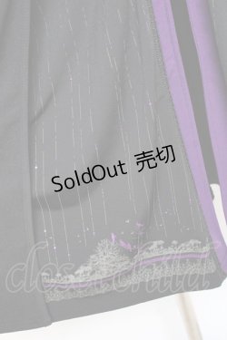 画像5: Ozz oneste / チャイナボタンロングカーディガン  黒×紫 Y-25-11-05-095-OO-TO-SZ-OS