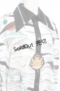 画像3: ALICE and the PIRATES / Wolf the ripper BIGシャツ  グリーン Y-25-11-05-096-PA-BL-SZ-ZY