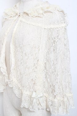 画像2: Enchantlic Enchantilly / マルグリットレースケープ  生成り Y-25-11-05-097-LO-TO-SZ-ZY