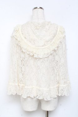 画像3: Enchantlic Enchantilly / マルグリットレースケープ  生成り Y-25-11-05-097-LO-TO-SZ-ZY