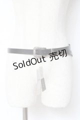 AXES-X / 柄バックル本革ベルト  黒 Y-25-11-05-015-LO-ZA-SZ-ZY