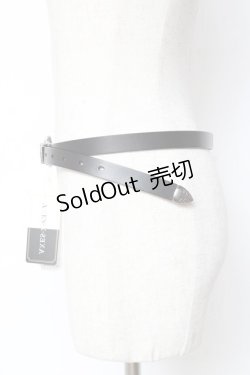 画像2: AXES-X / 柄バックル本革ベルト  黒 Y-25-11-05-015-LO-ZA-SZ-ZY