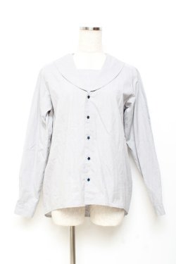 画像1: ネバアランド / 金平糖セーラーブラウス  グレー Y-25-11-05-101-LO-BL-SZ-ZY