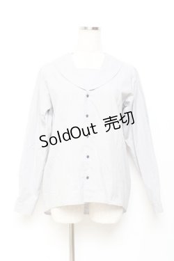 画像1: ネバアランド / 金平糖セーラーブラウス  グレー Y-25-11-05-101-LO-BL-SZ-ZY