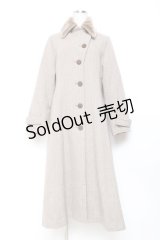 an another angelus / ファー衿付きヘリンボーンコート F ブラウン Y-25-11-05-107-CA-CO-SZ-ZY