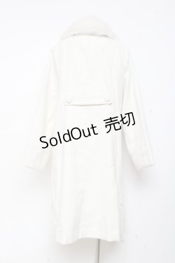 画像2: axes femme / スノー刺繍ロングコート M キナリ Y-25-11-05-108-AX-CO-SZ-ZY