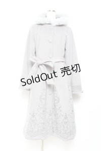 axes femme / パネル刺繍Ａラインコート M グレー Y-25-11-05-109-AX-CO-SZ-ZY