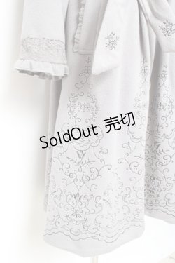 画像3: axes femme / パネル刺繍Ａラインコート M グレー Y-25-11-05-109-AX-CO-SZ-ZY