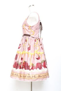 画像2: ALICE and the PIRATES / Honey Bee Berry柄ジャンパースカートI  渋ピンク Y-25-11-05-111-PA-OP-SZ-ZY