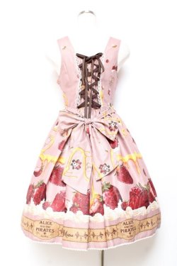 画像3: ALICE and the PIRATES / Honey Bee Berry柄ジャンパースカートI  渋ピンク Y-25-11-05-111-PA-OP-SZ-ZY