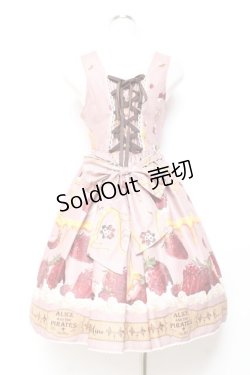 画像3: ALICE and the PIRATES / Honey Bee Berry柄ジャンパースカートI  渋ピンク Y-25-11-05-111-PA-OP-SZ-ZY