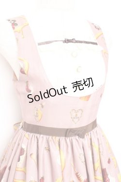 画像4: ALICE and the PIRATES / Honey Bee Berry柄ジャンパースカートI  渋ピンク Y-25-11-05-111-PA-OP-SZ-ZY