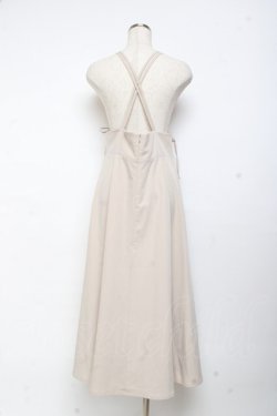 画像2: Ank Rouge / クロスキャミジャンパースカート M ベージュ Y-25-11-05-112-CA-OP-SZ-ZY