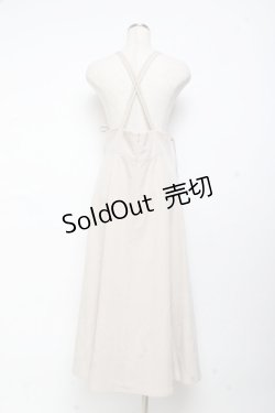 画像2: Ank Rouge / クロスキャミジャンパースカート M ベージュ Y-25-11-05-112-CA-OP-SZ-ZY