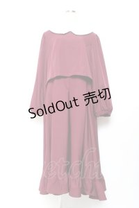 m petit by misako / マイメロワッペン付きワンピース 4L ボルドー Y-25-11-05-116-LO-OP-SZ-ZY