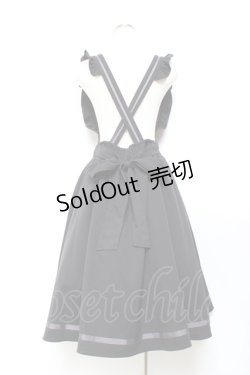 画像3: axes femme POETIQUE / ティータイム刺繍吊りスカート M 黒 Y-25-11-05-118-AX-SK-SZ-ZY