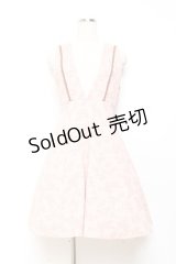 axes femme / 柄入りチェックジャンスカ M ピンク Y-25-11-05-119-AX-OP-SZ-ZY