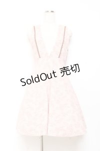 axes femme / 柄入りチェックジャンスカ M ピンク Y-25-11-05-119-AX-OP-SZ-ZY