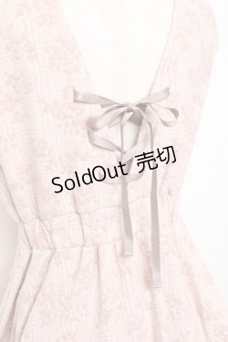 画像3: axes femme / 柄入りチェックジャンスカ M ピンク Y-25-11-05-119-AX-OP-SZ-ZY