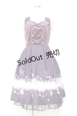 画像1: axes femme POETIQUE / スノークリスタルノースリワンピース M ワイン Y-25-11-05-122-AX-OP-SZ-ZI