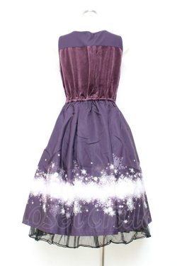 画像2: axes femme POETIQUE / スノークリスタルノースリワンピース M ワイン Y-25-11-05-122-AX-OP-SZ-ZY