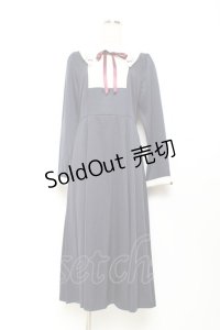 axes femme / ストロベリー刺繍ワンピース F 紺 Y-25-11-05-124-AX-OP-SZ-ZY