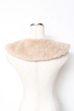 画像2: m petit by misako / AMポンポンツキエリ  ベージュ Y-25-11-05-020-LO-ZA-SZ-ZY