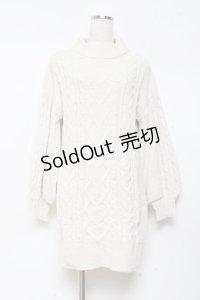 axes femme / ラメ混モールヤーンチュニック F 生成り Y-25-11-05-129-AX-OP-SZ-ZY