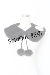 m petit by misako / AMポンポンツキエリ  中黒 Y-25-11-05-021-LO-ZA-SZ-ZY