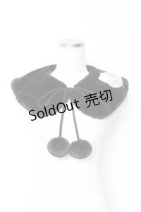 m petit by misako / AMポンポンツキエリ  中黒 Y-25-11-05-021-LO-ZA-SZ-ZY