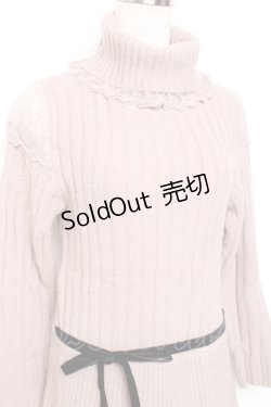 画像3: axes femme POETIQUE / 肩デザインタートルニットワンピース M アワピンク Y-25-11-05-130-AX-OP-SZ-ZY