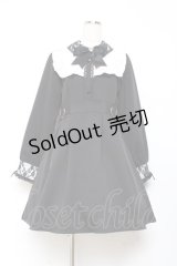 DearMyLove / レース重ねハートバックルベルトワンピース L 黒 Y-25-11-05-132-EL-OP-SZ-ZY