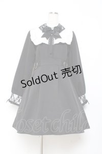 DearMyLove / レース重ねハートバックルベルトワンピース L 黒 Y-25-11-05-132-EL-OP-SZ-ZY