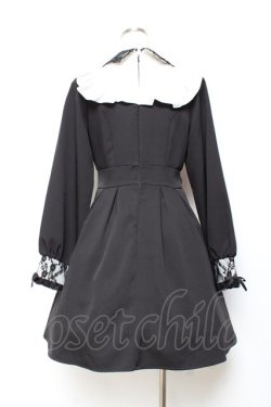 画像2: DearMyLove / レース重ねハートバックルベルトワンピース L 黒 Y-25-11-05-132-EL-OP-SZ-ZY