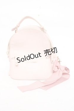 画像1: Maison de FLEUR / リボンMリュック F ピンク Y-25-11-05-022-LO-BG-SZ-ZY