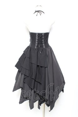 画像3: Ozz Croce / イレギュラーホルターワンピース  黒 Y-25-11-05-136-OO-OP-SZ-ZY