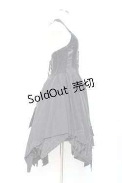 画像4: Ozz Croce / イレギュラーホルターワンピース  黒 Y-25-11-05-136-OO-OP-SZ-ZY