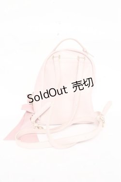 画像2: Maison de FLEUR / リボンMリュック F ピンク Y-25-11-05-022-LO-BG-SZ-ZY