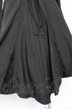 画像4: Ozz oneste / レースフリルシャツワンピース  黒 Y-25-11-05-137-OO-JA-SZ-ZY